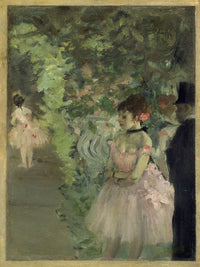 Dancers Backstage By Edgar Degas Fine Art Print