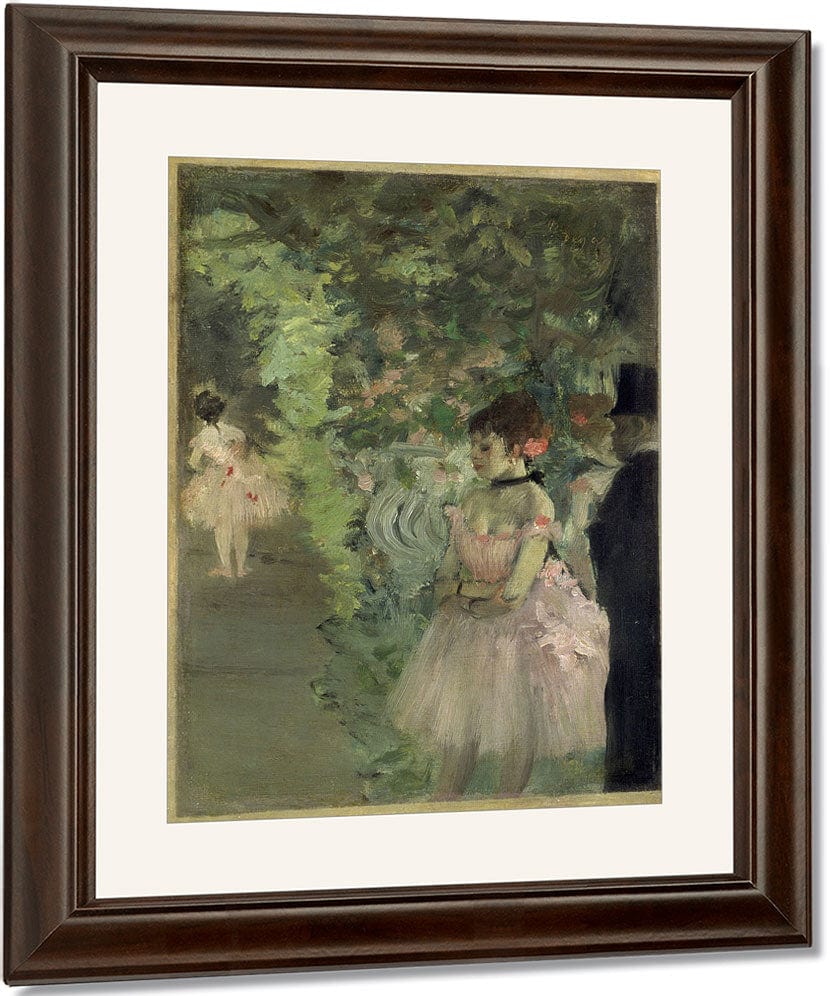 Dancers Backstage By Edgar Degas Fine Art Print