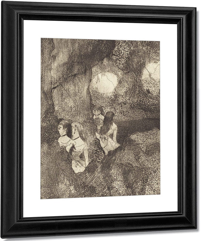 Dancers In The Wings (Danseuses Dans La Coulisse) By Edgar Degas Fine Art Print