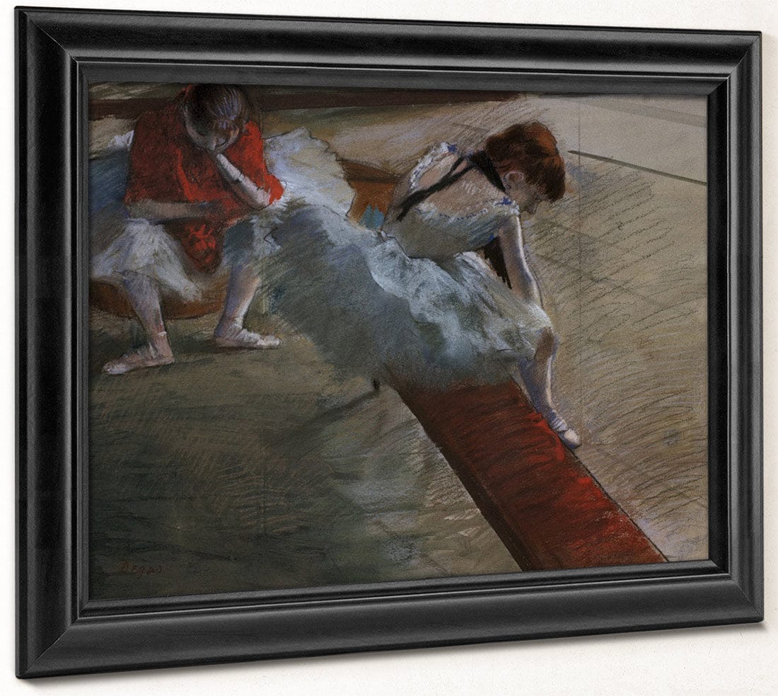 Dancers Resting By Edgar Degas Fine Art Print