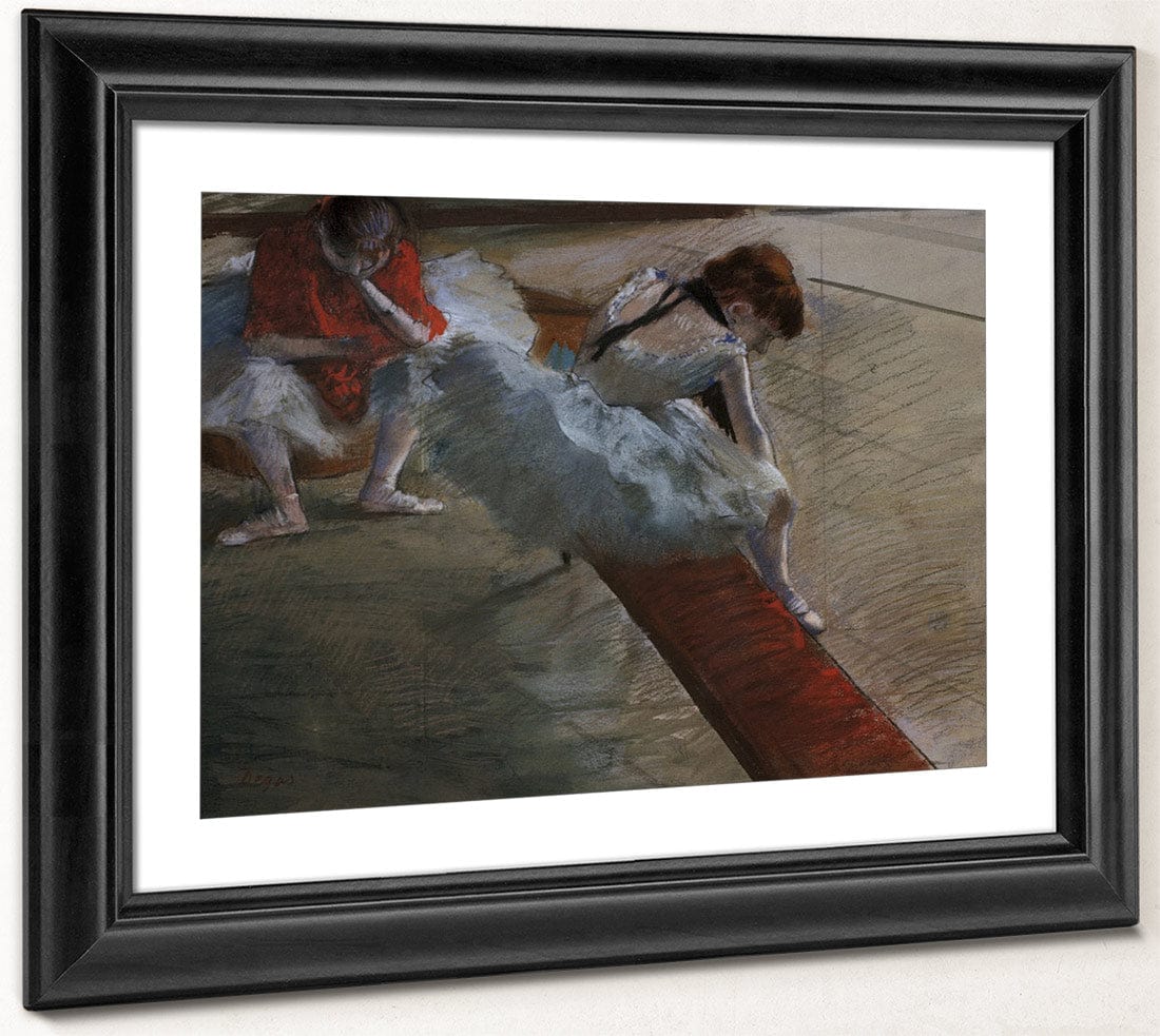 Dancers Resting By Edgar Degas Fine Art Print