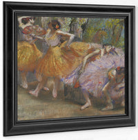 Dancers With Fans By Edgar Degas Fine Art Print