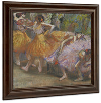 Dancers With Fans By Edgar Degas Fine Art Print