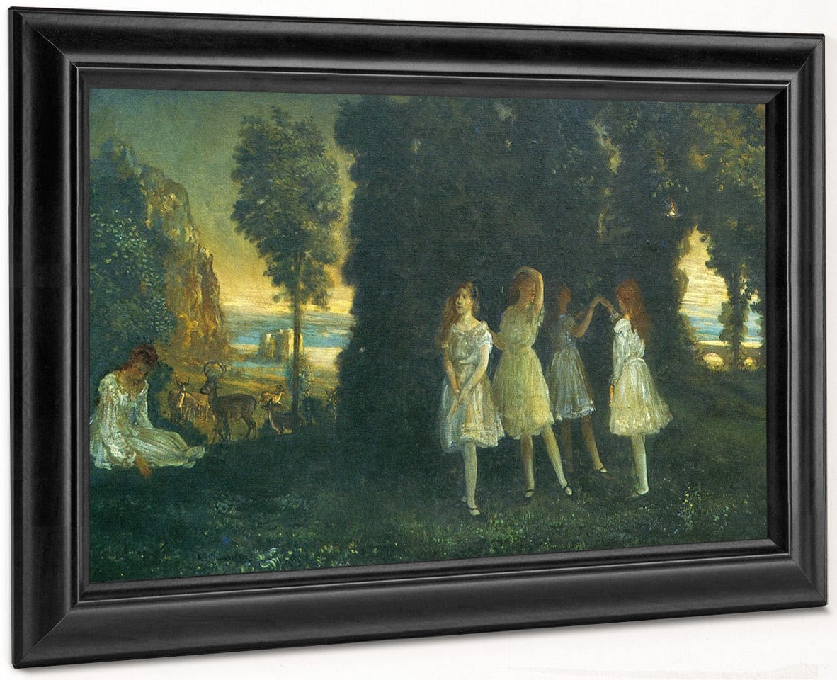Dancing Children 1902 By Arthur B Davies Fine Art Print