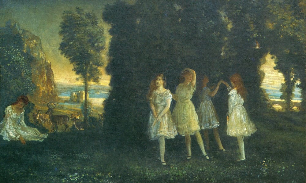 Dancing Children 1902 By Arthur B Davies Fine Art Print