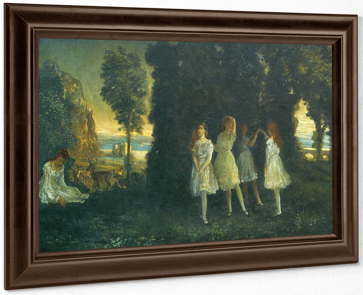 Dancing Children 1902 By Arthur B Davies Fine Art Print