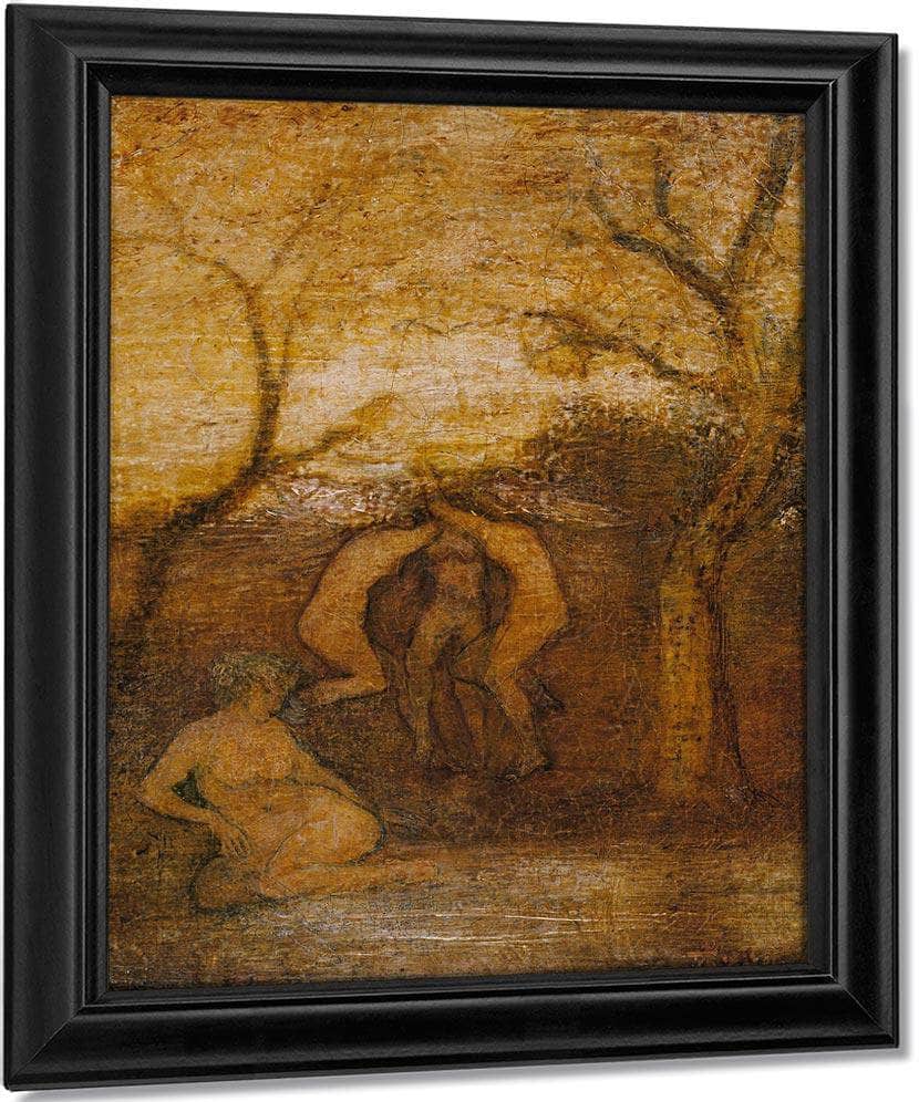 Dancing Dryads By Albert Pinkhamryder Fine Art Print
