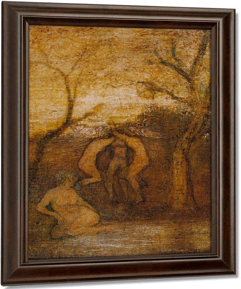 Dancing Dryads By Albert Pinkhamryder Fine Art Print