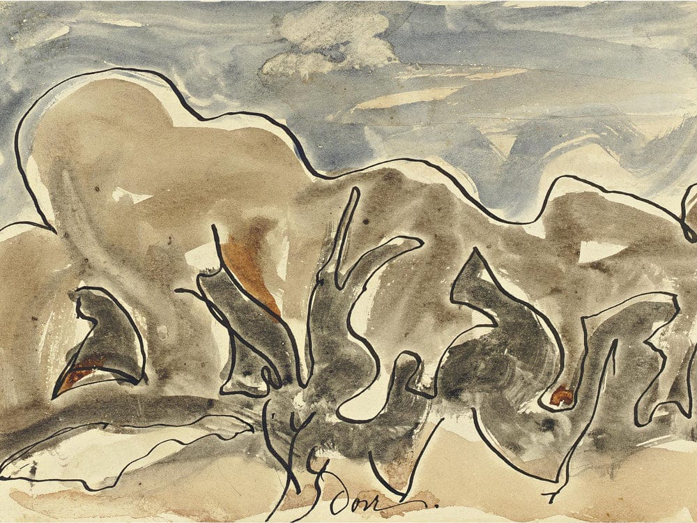 Dancing Tree Forms By Arthur Dove Fine Art Print