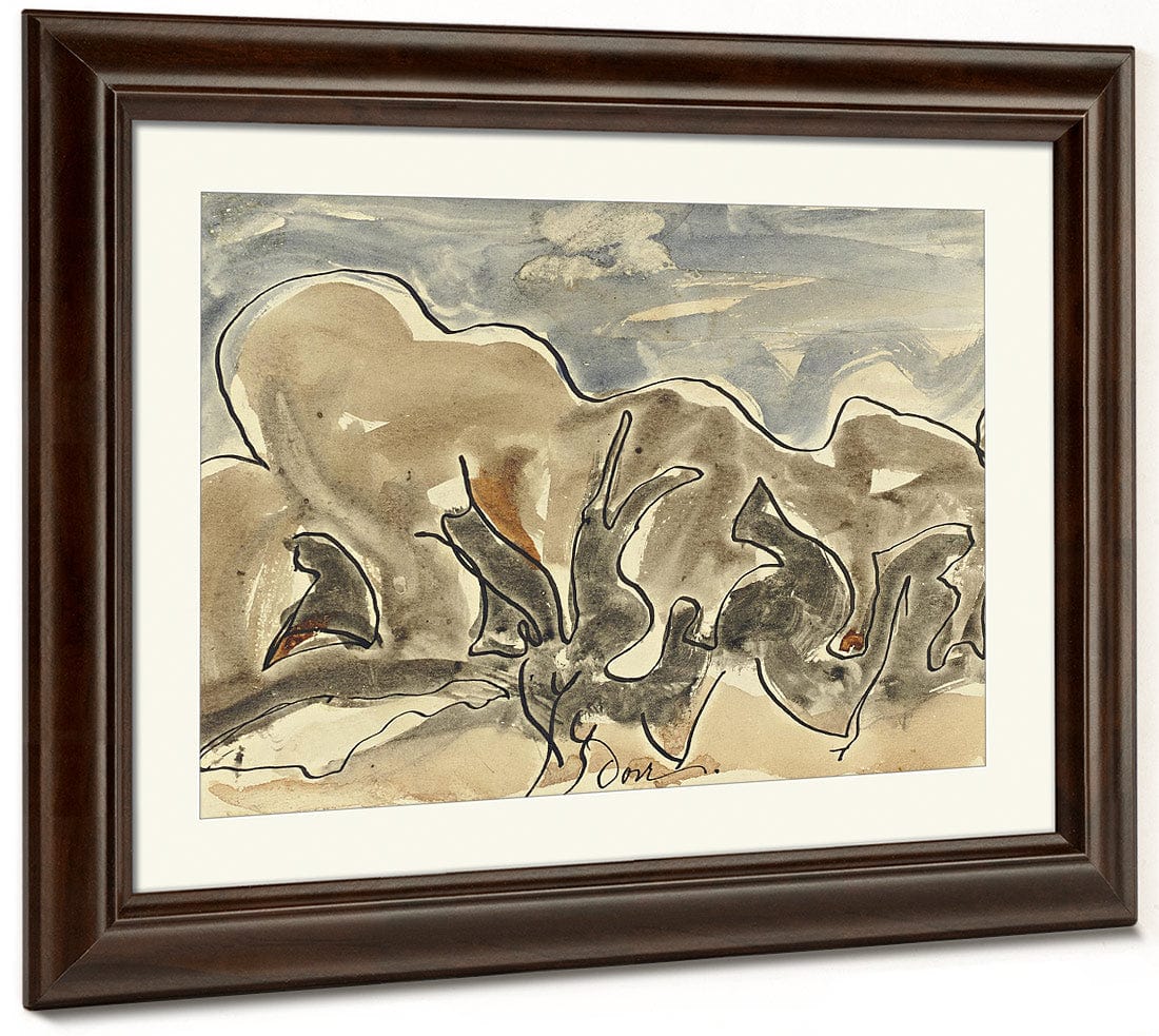 Dancing Tree Forms By Arthur Dove Fine Art Print