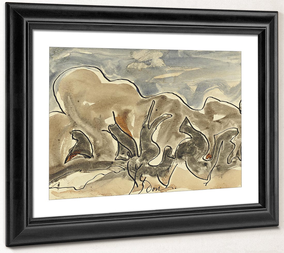 Dancing Tree Forms By Arthur Dove Fine Art Print