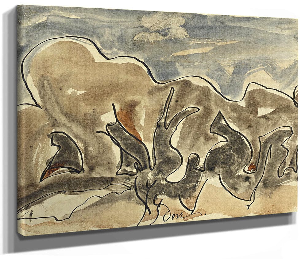 Dancing Tree Forms By Arthur Dove Fine Art Print