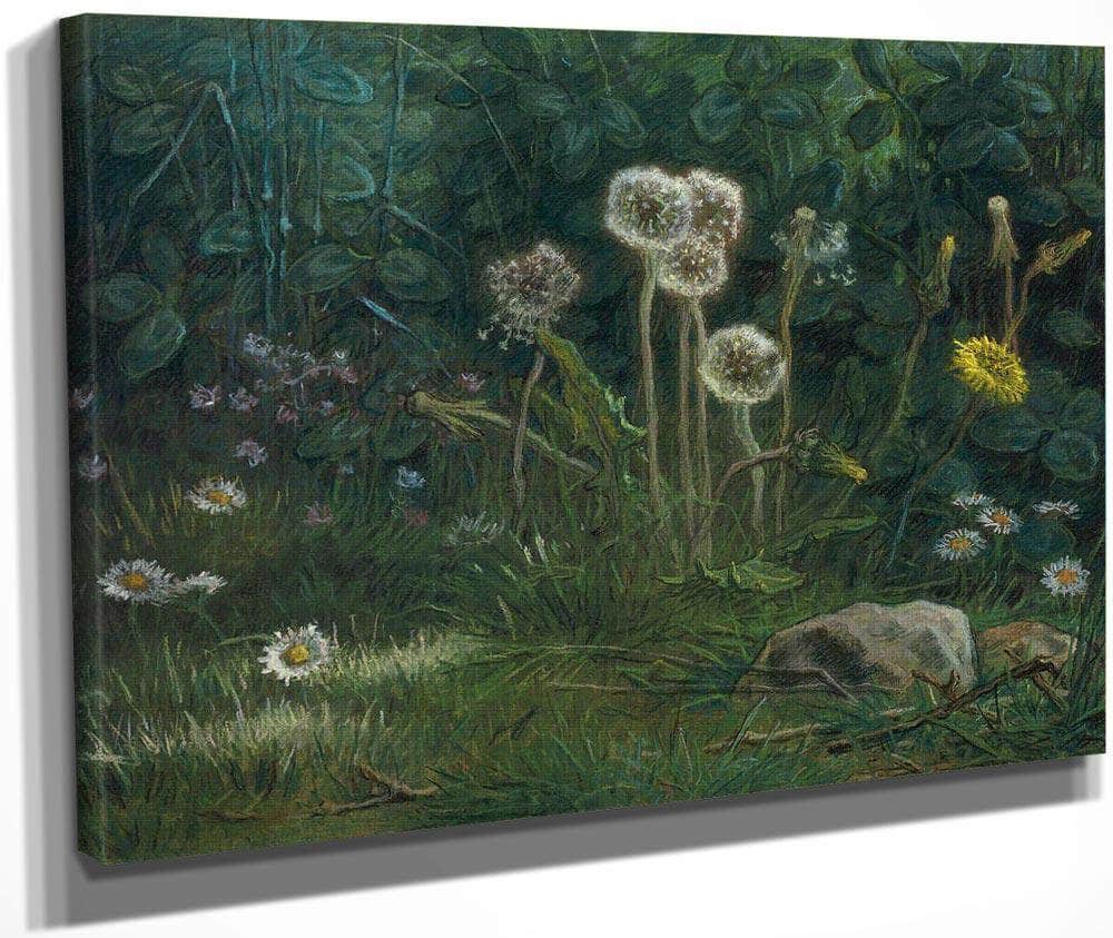 Dandelions By Jean Francois Millet Fine Art Print