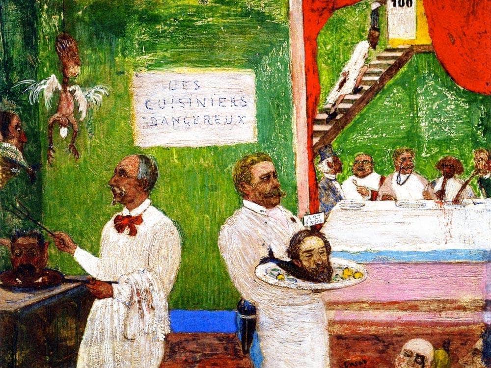 Dangerous Cooks By James Ensor Fine Art Print