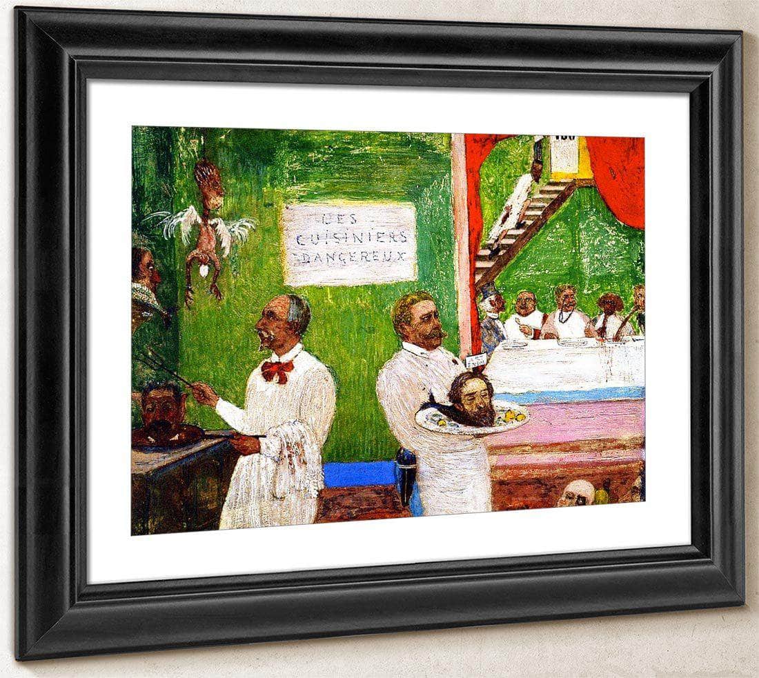 Dangerous Cooks By James Ensor Fine Art Print