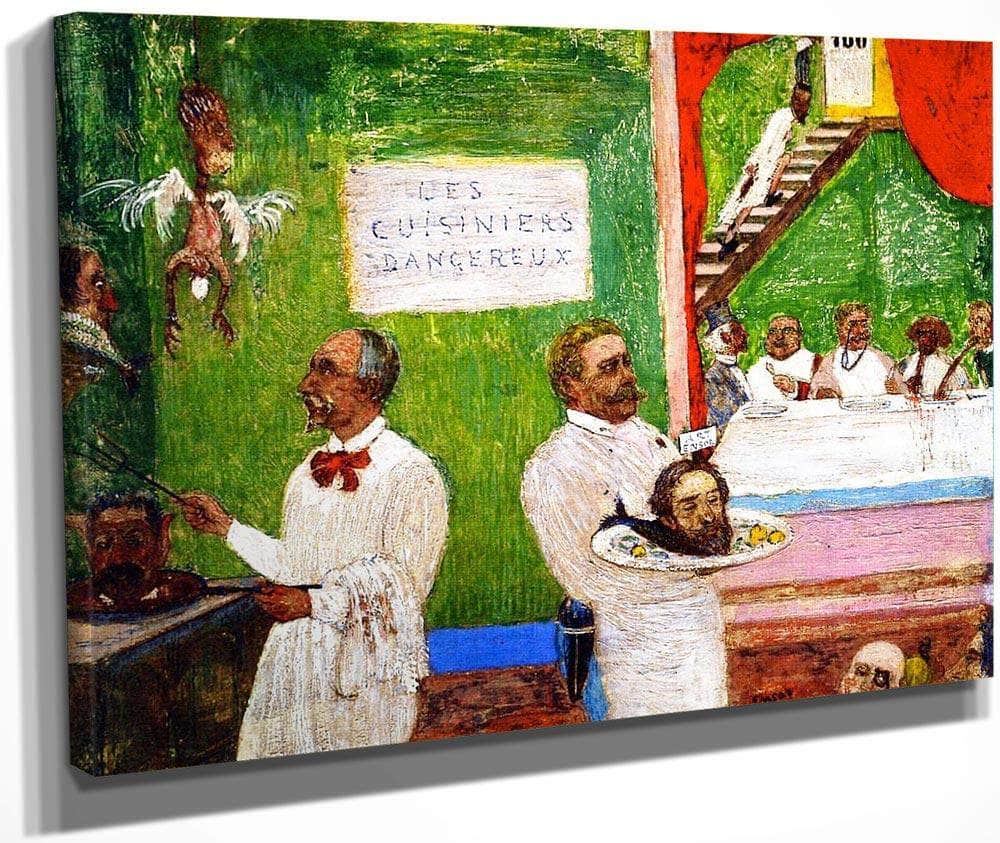 Dangerous Cooks By James Ensor Fine Art Print