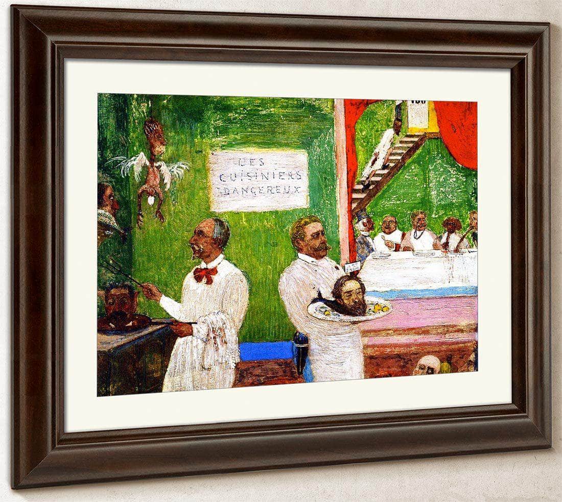 Dangerous Cooks By James Ensor Fine Art Print