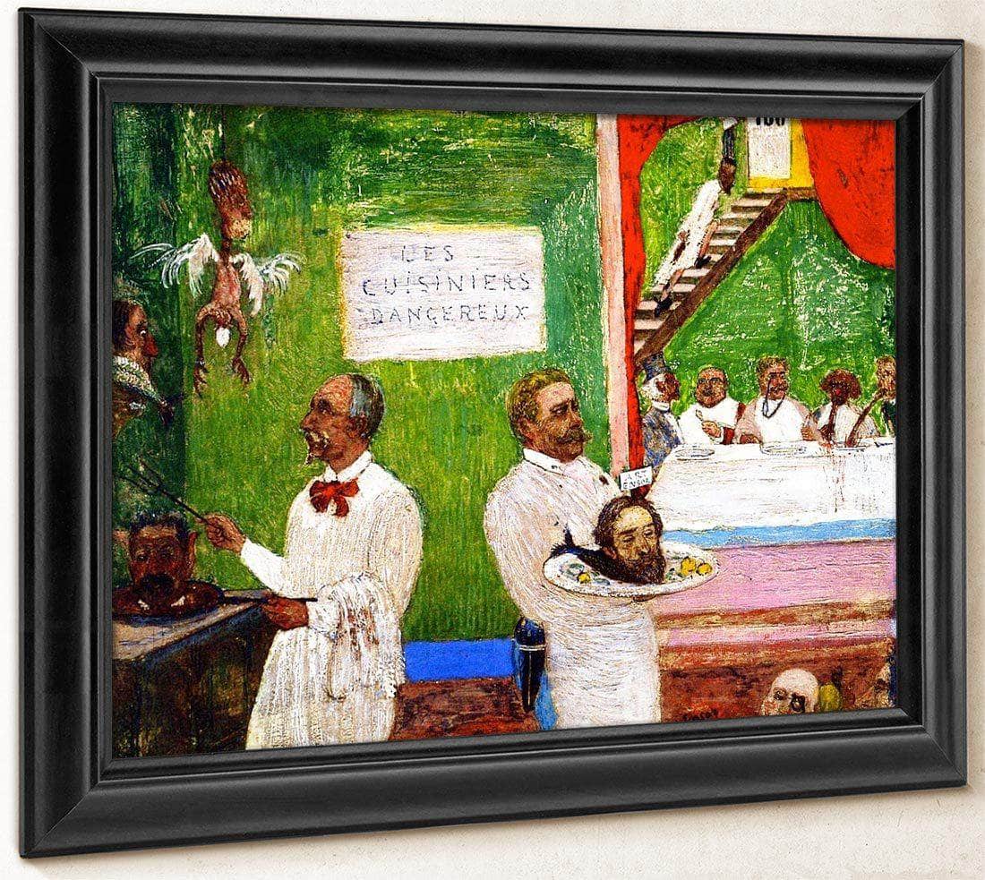 Dangerous Cooks By James Ensor Fine Art Print