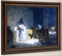 Daniel In The Lions' Den By Henry Ossawa Tanner Fine Art Print