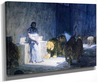 Daniel In The Lions' Den By Henry Ossawa Tanner Fine Art Print
