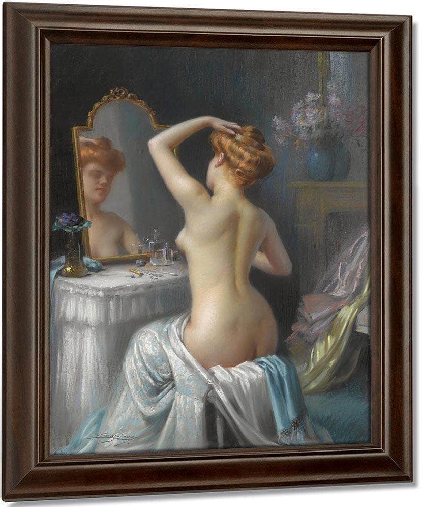 Dans Le Boudoir By Enjolras Delphin Fine Art Print