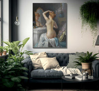 Dans Le Boudoir By Enjolras Delphin Fine Art Print