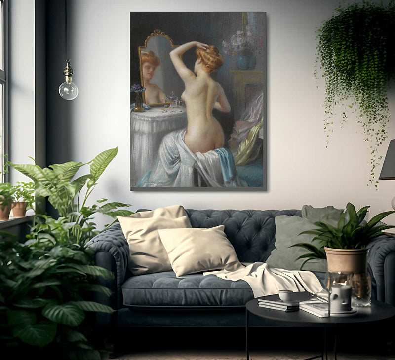Dans Le Boudoir By Enjolras Delphin Fine Art Print
