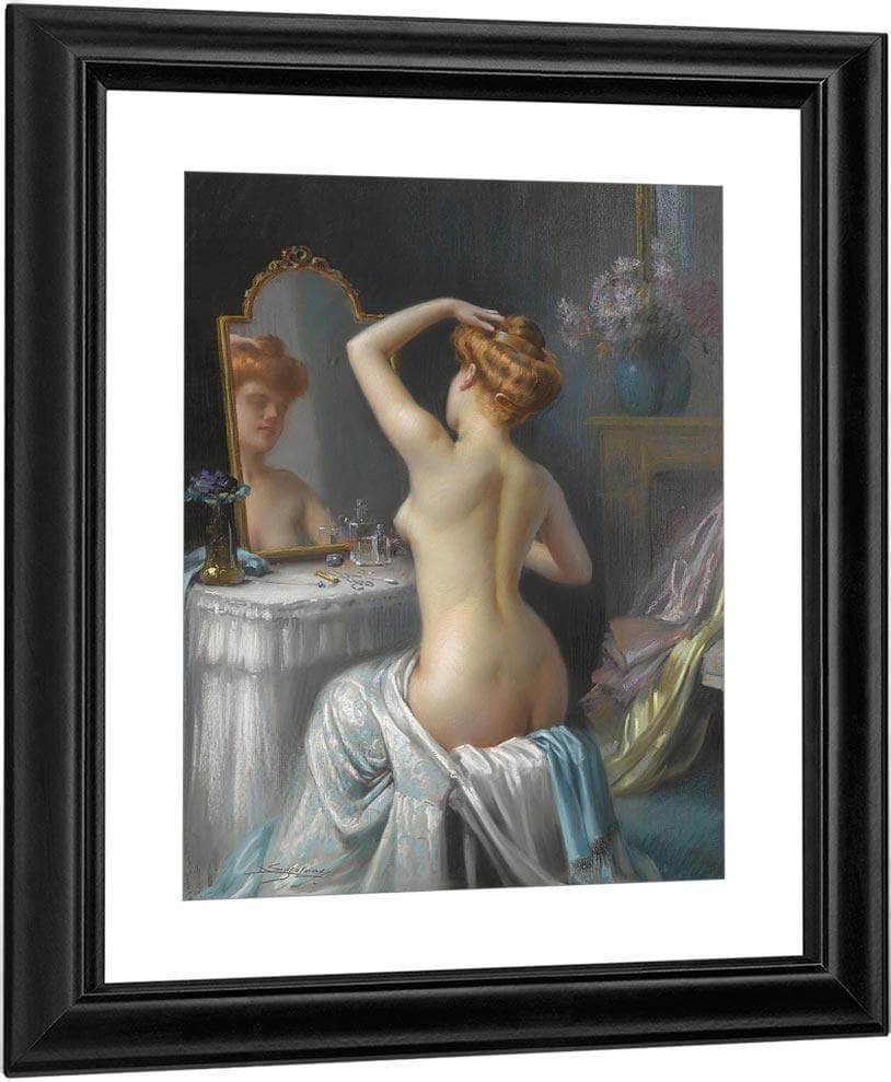 Dans Le Boudoir By Enjolras Delphin Fine Art Print