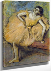 Danseuse Assise By Edgar Degas Fine Art Print