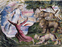 Dante Running From The Three Beasts 1824 1827 Pen And Ink 37 0X52 5Cm By William Blake Fine Art Print
