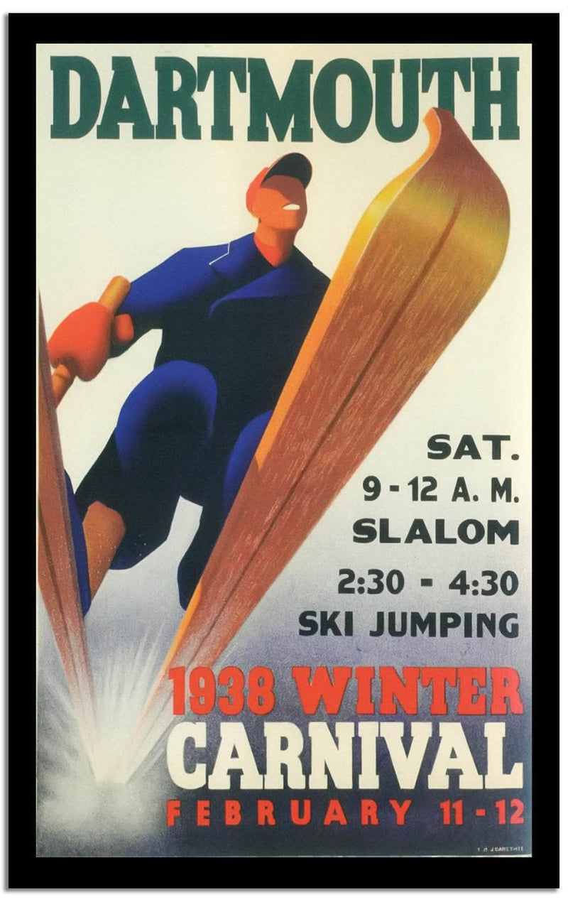 Dartmouth  Vintage Poster Fine Art Print