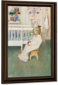 Daughter Of Larsson By Carl Larsson Fine Art Print