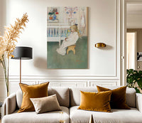 Daughter Of Larsson By Carl Larsson Fine Art Print