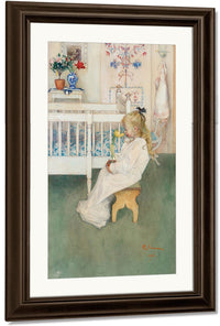 Daughter Of Larsson By Carl Larsson Fine Art Print