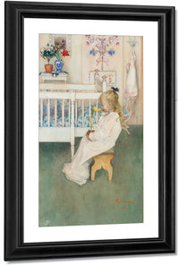 Daughter Of Larsson By Carl Larsson Fine Art Print