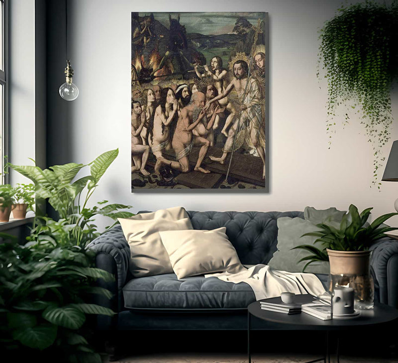 Davallament De Crist Als Llimbs By Bartolome Bermejo Fine Art Print