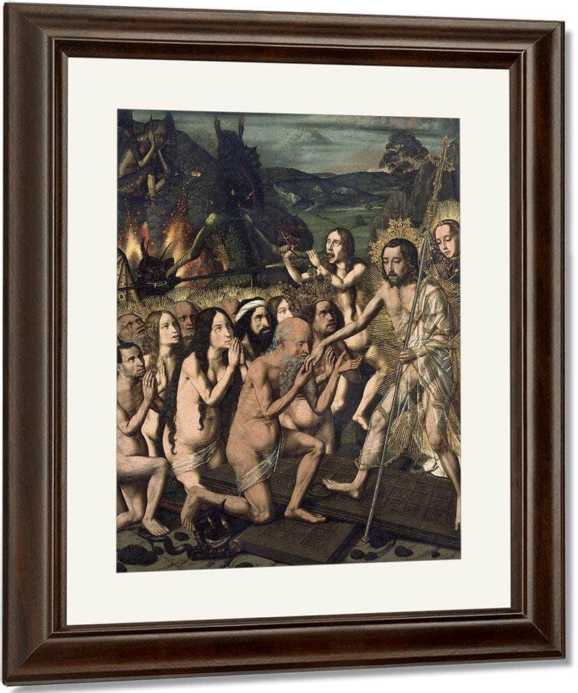 Davallament De Crist Als Llimbs By Bartolome Bermejo Fine Art Print