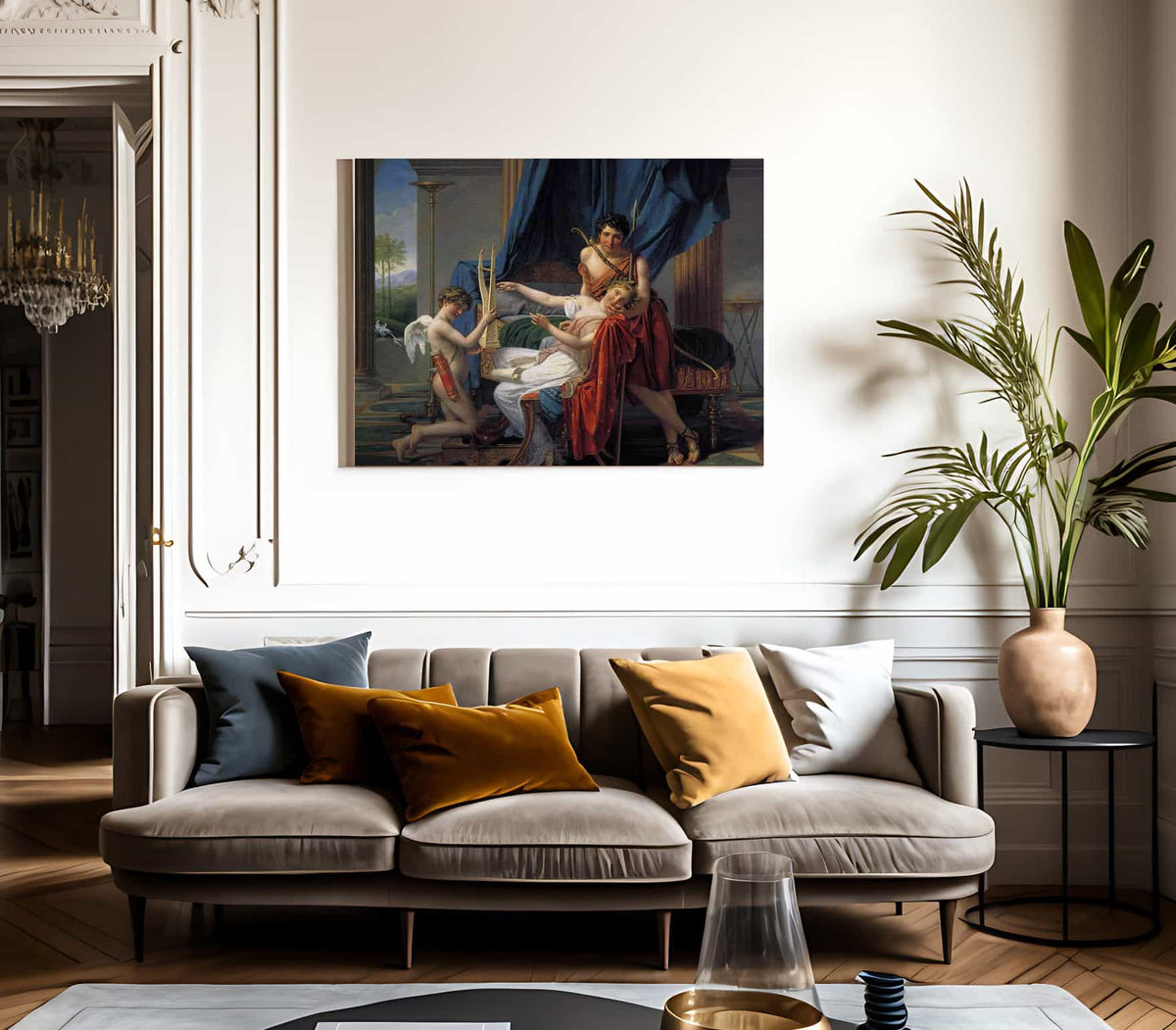 David By Jacques Louis David Fine Art Print