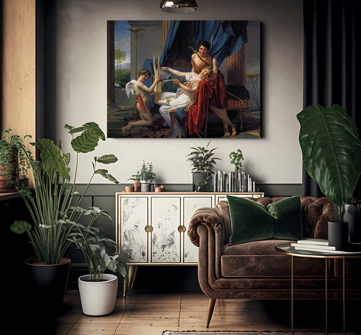 David By Jacques Louis David Fine Art Print