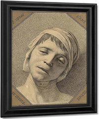 David Marat By Jacques Louis David Fine Art Print