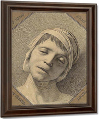 David Marat By Jacques Louis David Fine Art Print