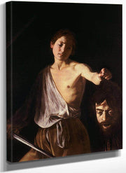 David With The Head Of Goliath 1610 By Caravaggio Fine Art Print