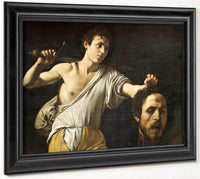 David With The Head Of Goliath By Caravaggio Fine Art Print