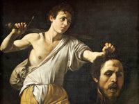 David With The Head Of Goliath By Caravaggio Fine Art Print