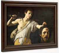 David With The Head Of Goliath By Caravaggio Fine Art Print