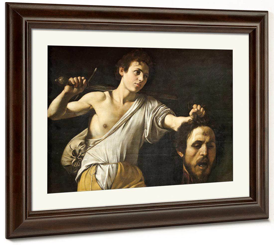 David With The Head Of Goliath By Caravaggio Fine Art Print
