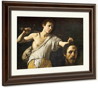 David With The Head Of Goliath By Caravaggio Fine Art Print
