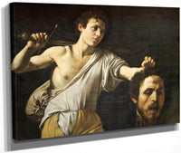 David With The Head Of Goliath By Caravaggio Fine Art Print