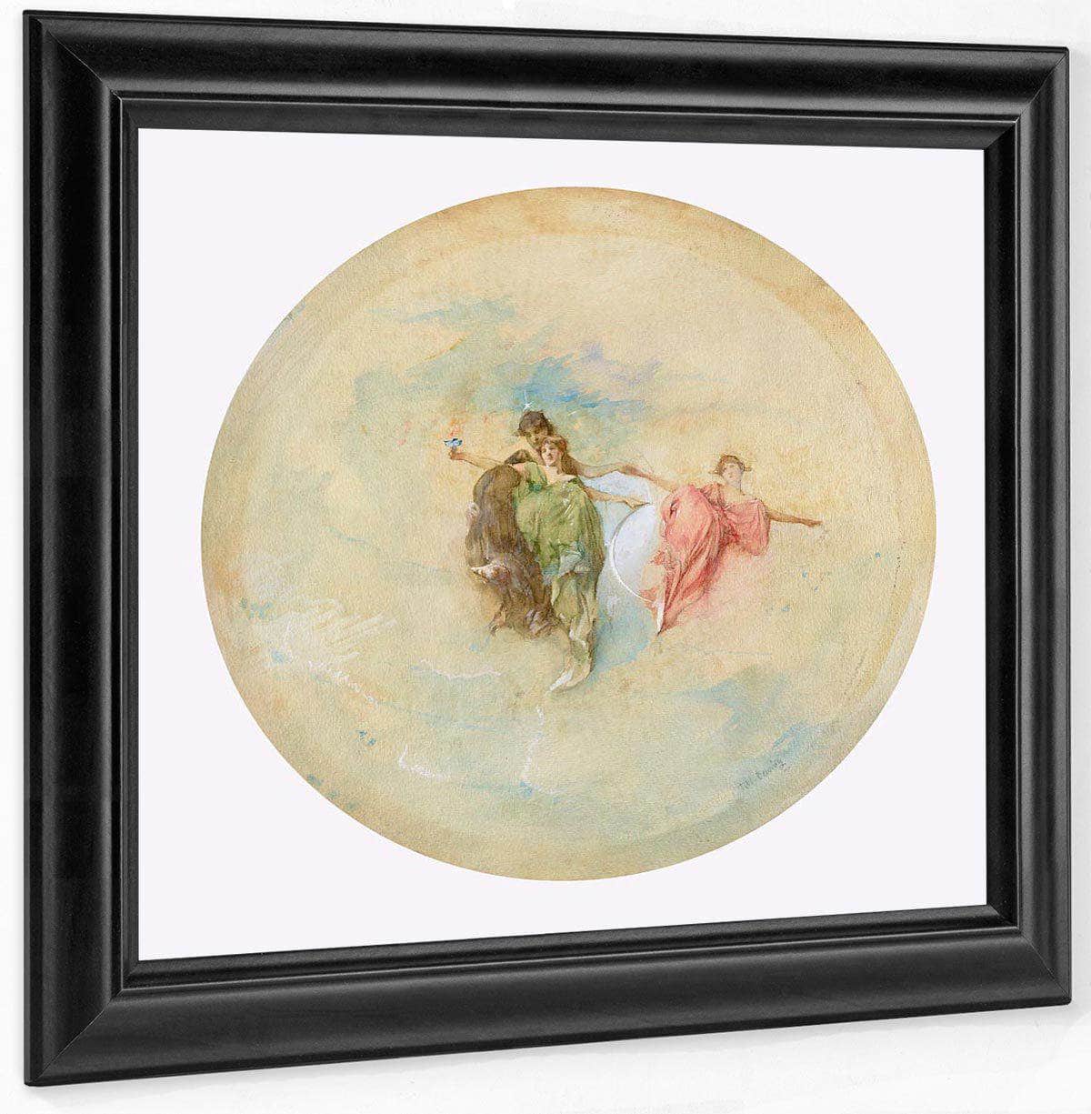 Dawn By Thomas Wilmer Dewing Fine Art Print