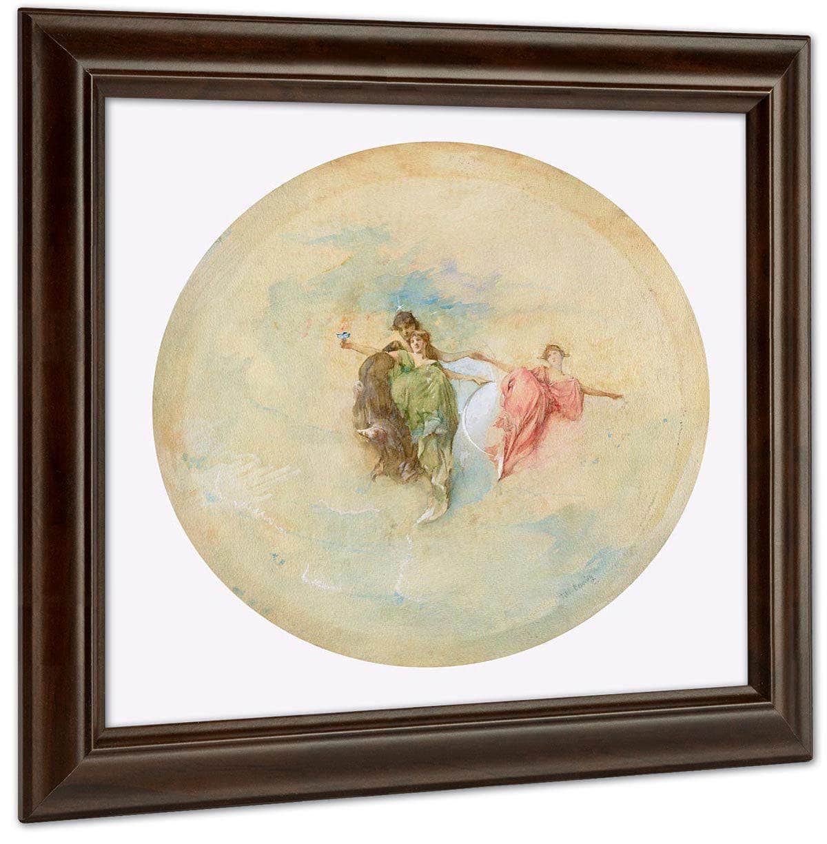 Dawn By Thomas Wilmer Dewing Fine Art Print